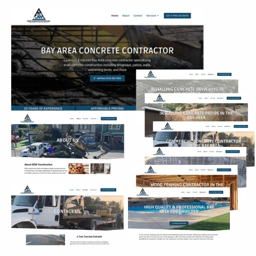 Contractor Website Structure