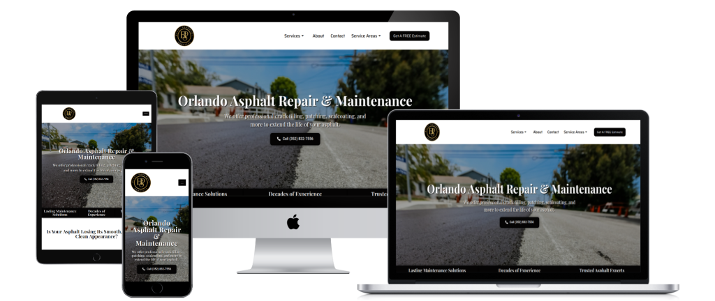 Contractor Website Design 2